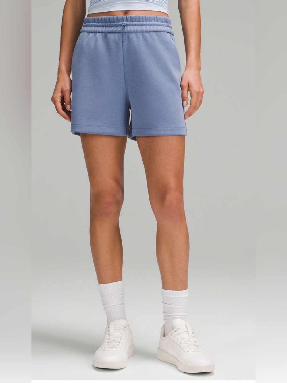 Lululemon Softstreme High-Rise Short Oasis Blue Size 10